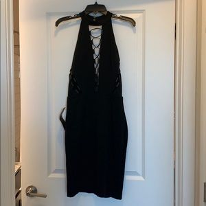 BeBe black mini dress